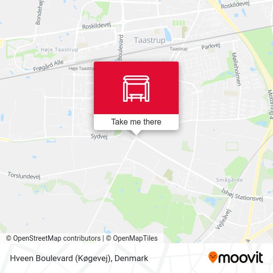 Hveen Boulevard (Køgevej) map
