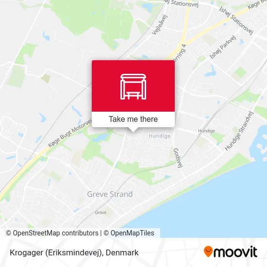 Krogager (Eriksmindevej) map