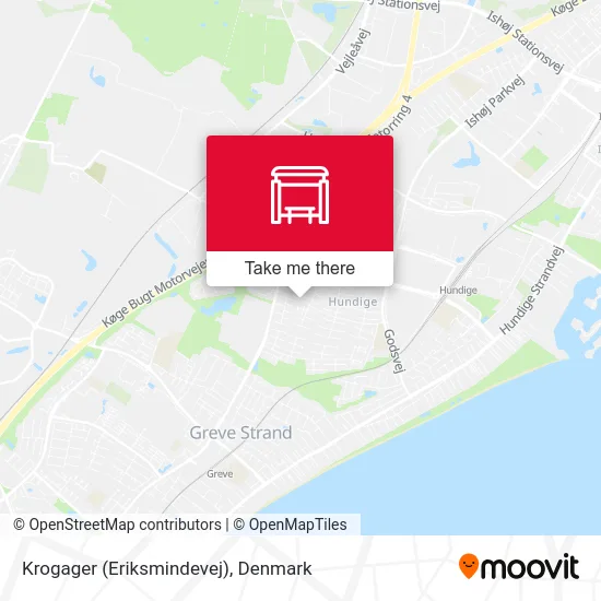 Krogager (Eriksmindevej) map