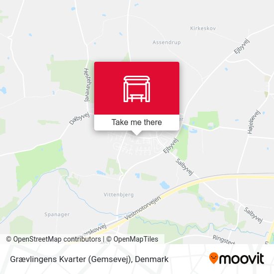 Grævlingens Kvarter (Gemsevej) map
