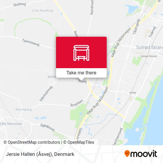 Jersie Hallen (Åsvej) map