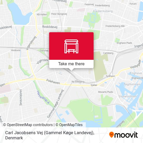 Carl Jacobsens Vej (Gammel Køge Landevej) map
