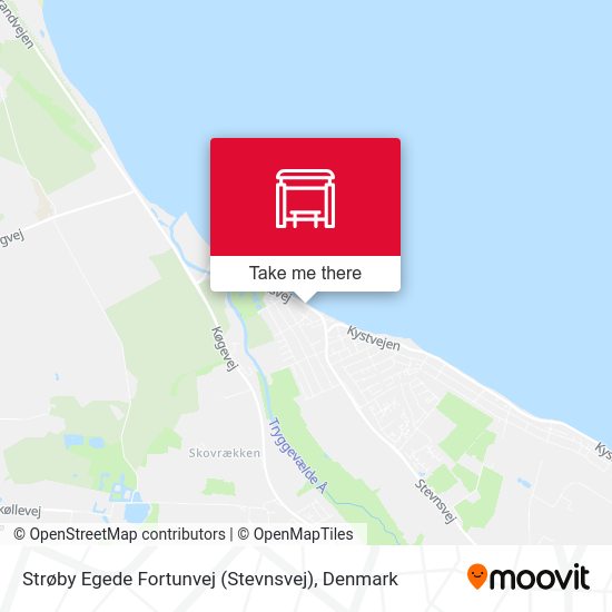 Strøby Egede Fortunvej (Stevnsvej) map