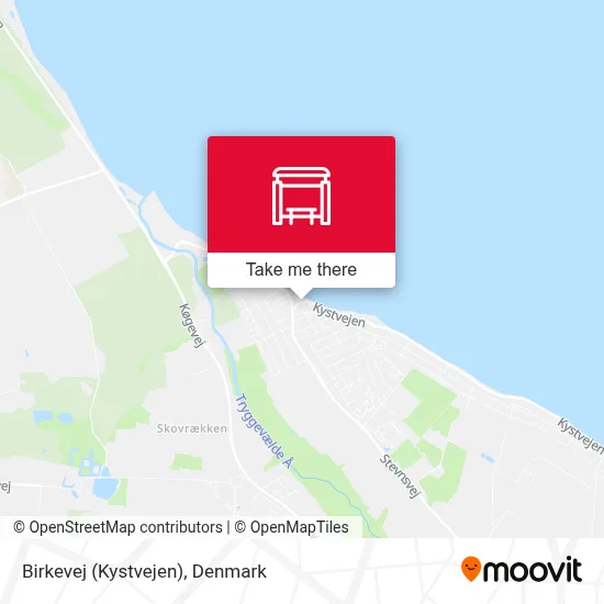 Birkevej (Kystvejen) map