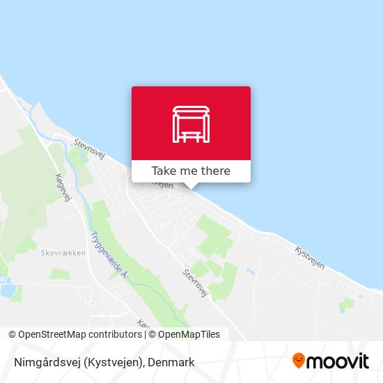 Nimgårdsvej (Kystvejen) map