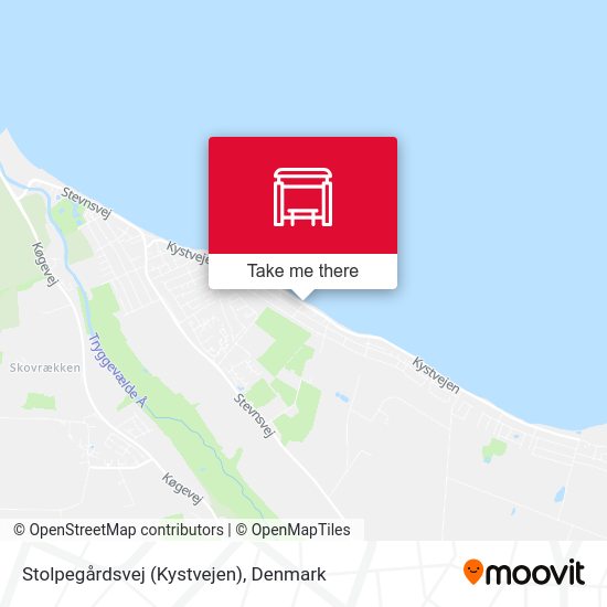 Stolpegårdsvej (Kystvejen) map