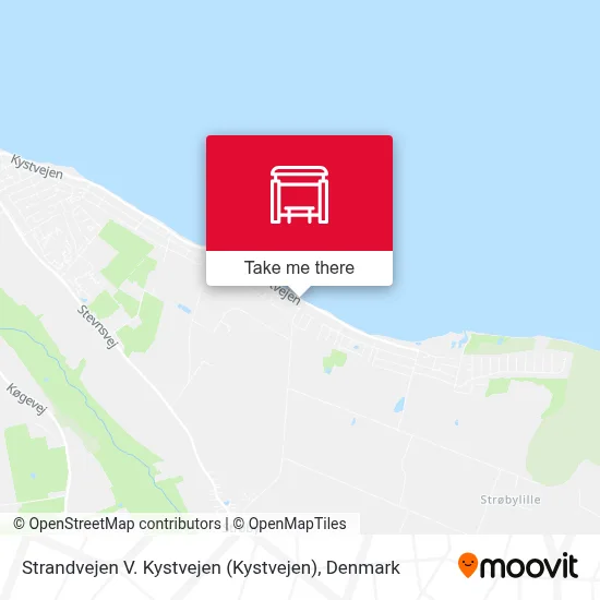 Strandvejen V. Kystvejen map