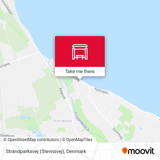 Strandparksvej (Stevnsvej) map