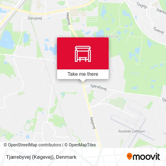 Tjærebyvej (Køgevej) map