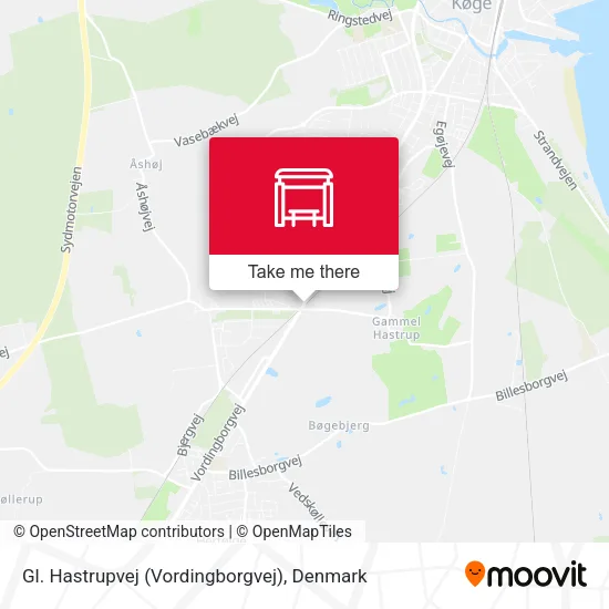 Gl. Hastrupvej (Vordingborgvej) map