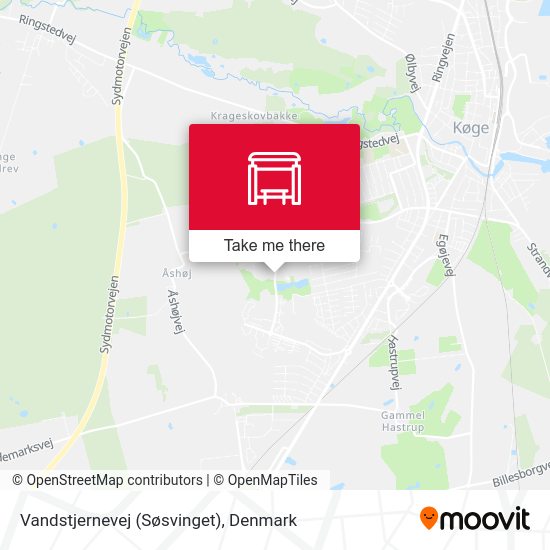Vandstjernevej (Søsvinget) map