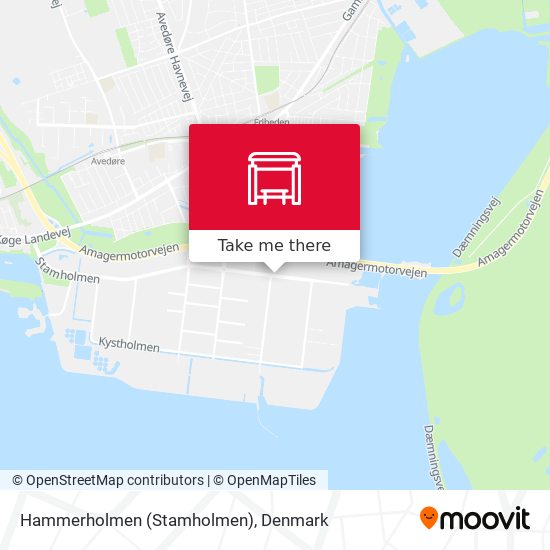 Hammerholmen (Stamholmen) map