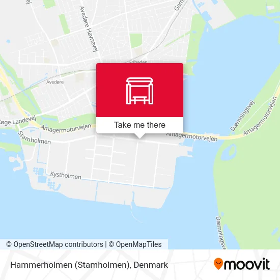 Hammerholmen (Stamholmen) map