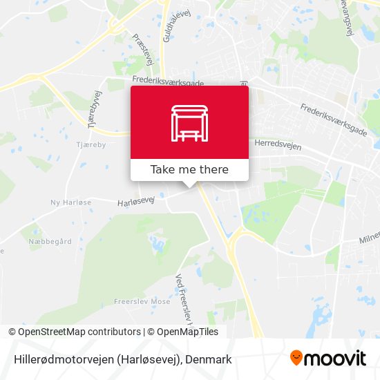Hillerødmotorvejen (Harløsevej) map