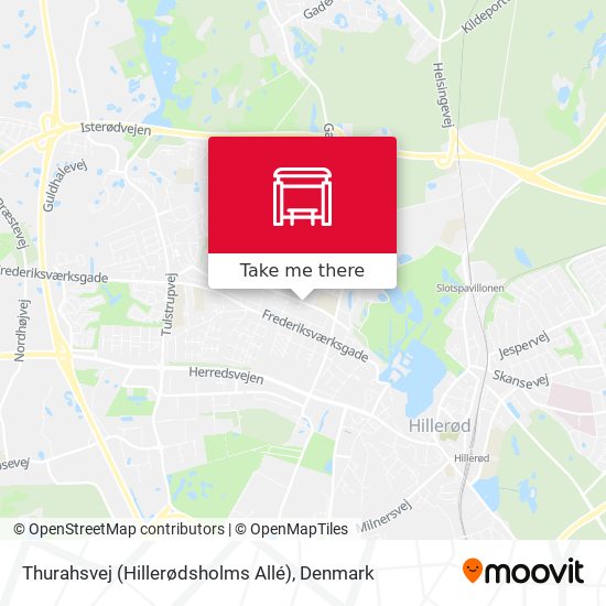 Thurahsvej (Hillerødsholms Allé) map