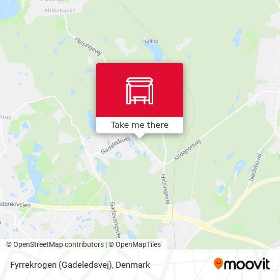 Fyrrekrogen (Gadeledsvej) map