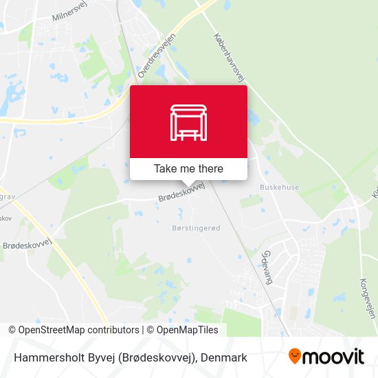 Hammersholt Byvej (Brødeskovvej) map