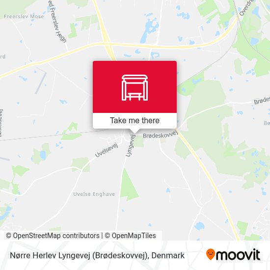 Nørre Herlev Lyngevej (Brødeskovvej) map