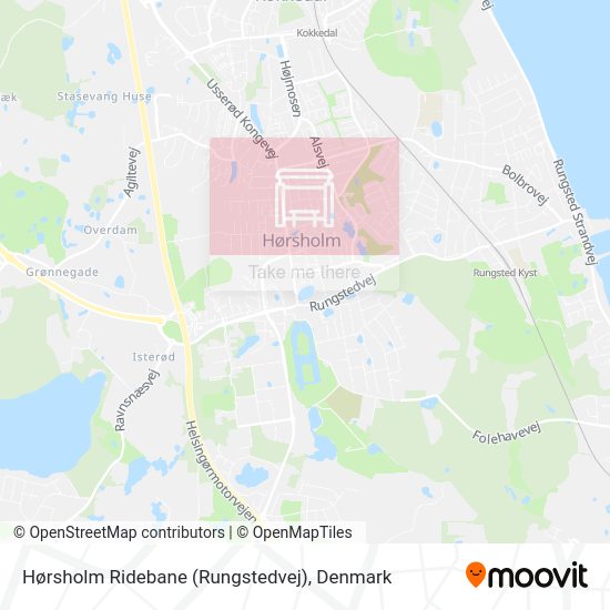 Hørsholm Ridebane (Rungstedvej) map
