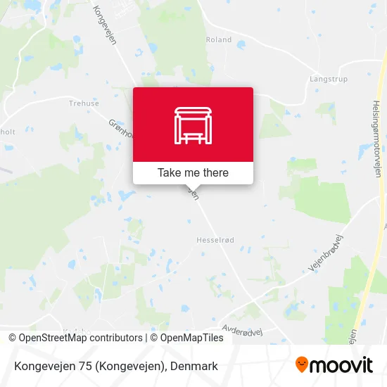 Kongevejen 75 map