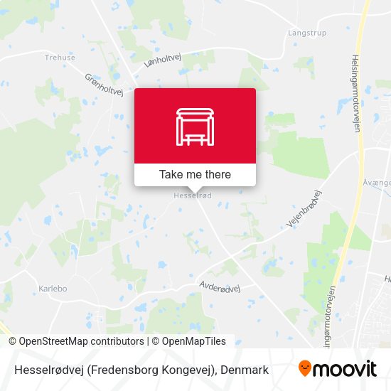 Hesselrødvej (Fredensborg Kongevej) map