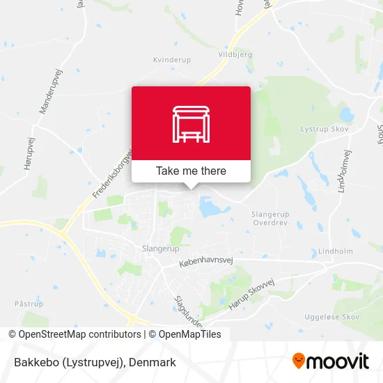 Bakkebo (Lystrupvej) map