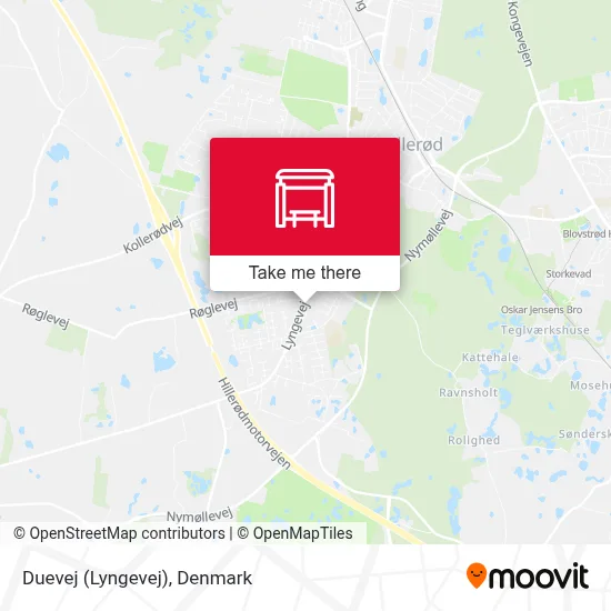 Duevej (Lyngevej) map