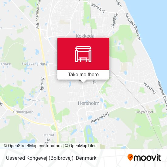 Usserød Kongevej (Bolbrovej) map
