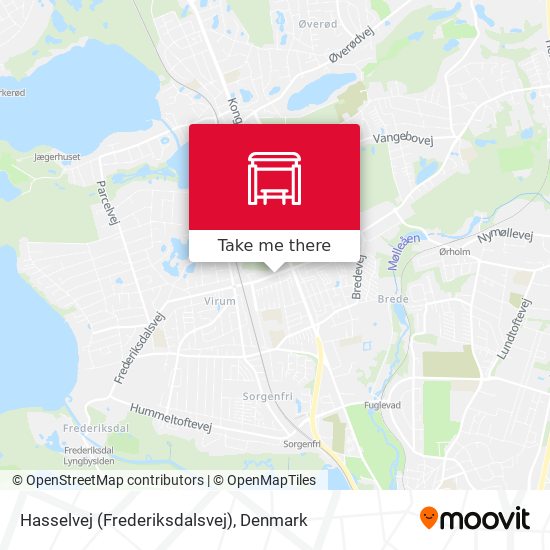 Hasselvej (Frederiksdalsvej) map
