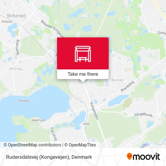 Rudersdalsvej (Kongevejen) map