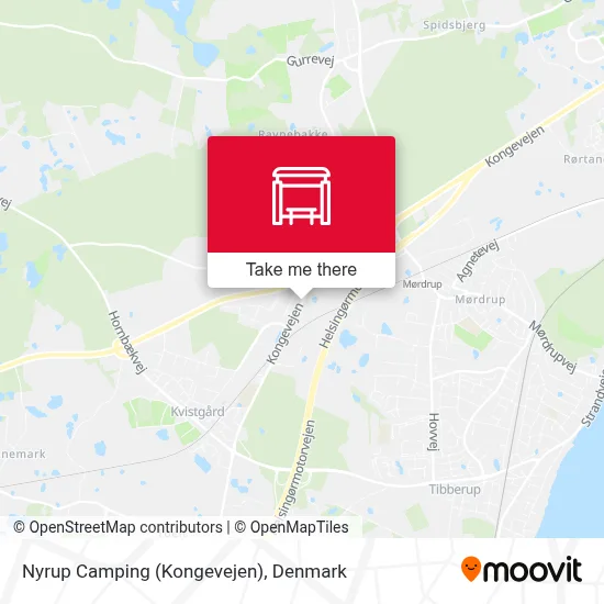 Nyrup Camping (Kongevejen) map