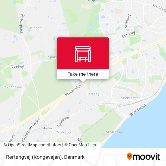 Rørtangvej (Kongevejen) map