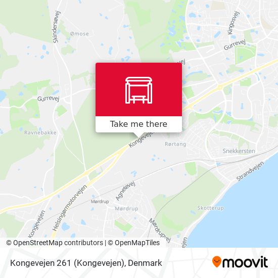 Kongevejen 261 map