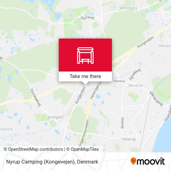 Nyrup Camping (Kongevejen) map