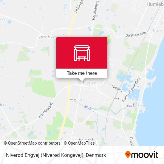 Niverød Engvej (Niverød Kongevej) map