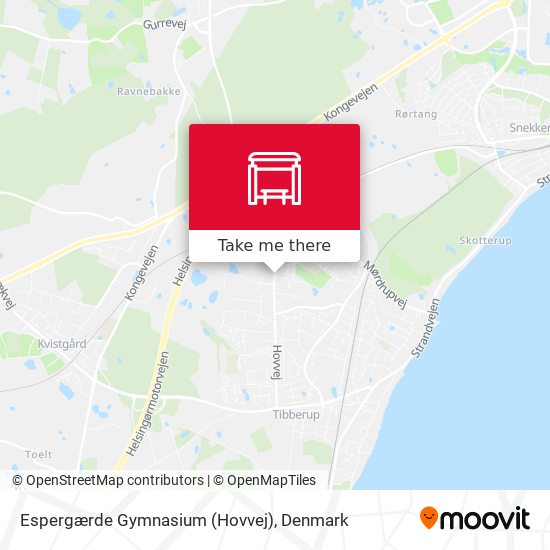 Espergærde Gymnasium (Hovvej) map