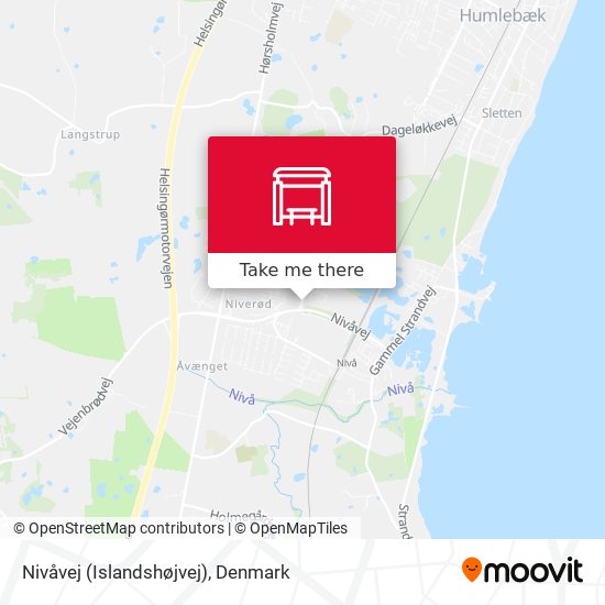 Nivåvej (Islandshøjvej) map