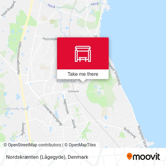 Nordskrænten (Lågegyde) map