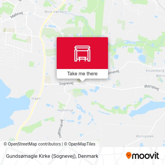 Gundsømagle Kirke (Sognevej) map