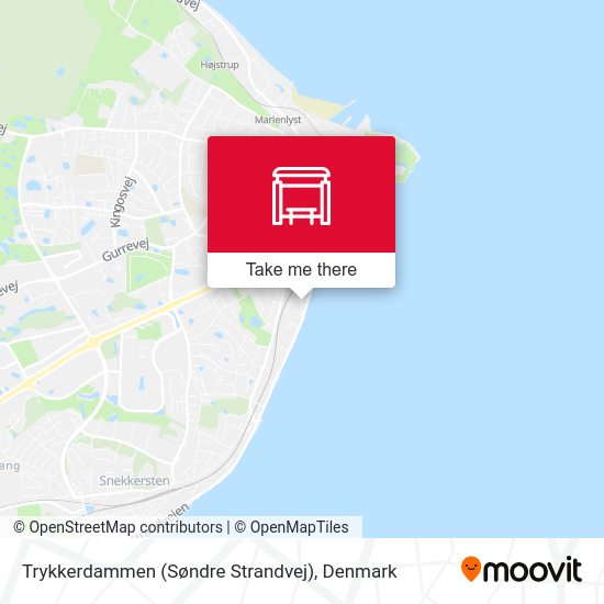 Trykkerdammen (Søndre Strandvej) map