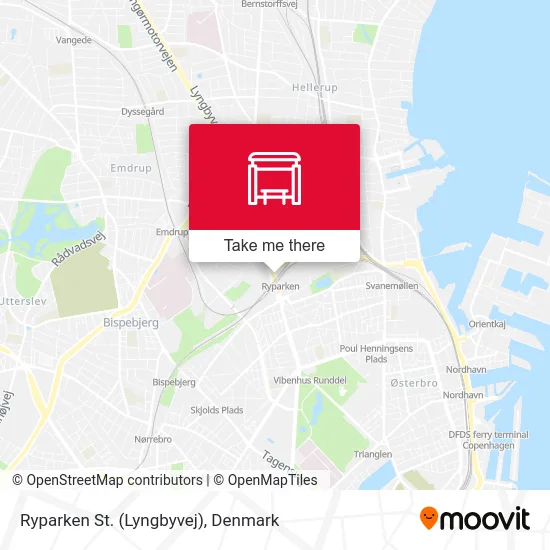 Ryparken St. (Lyngbyvej) map