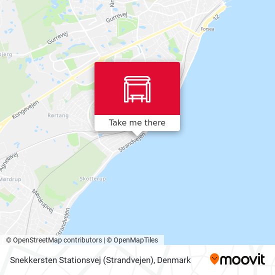 Snekkersten Stationsvej (Strandvejen) map
