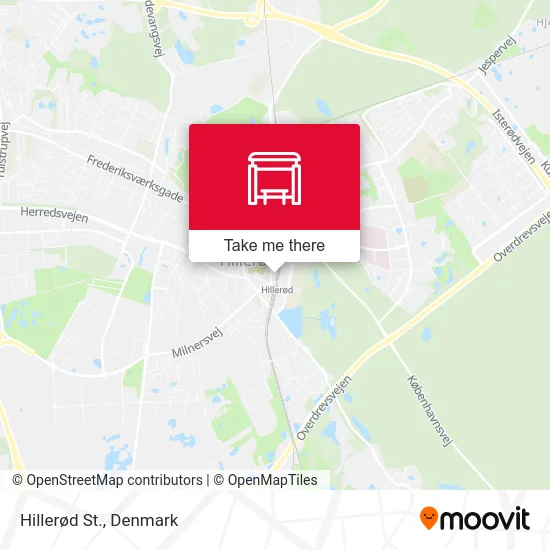 Hillerød St. map