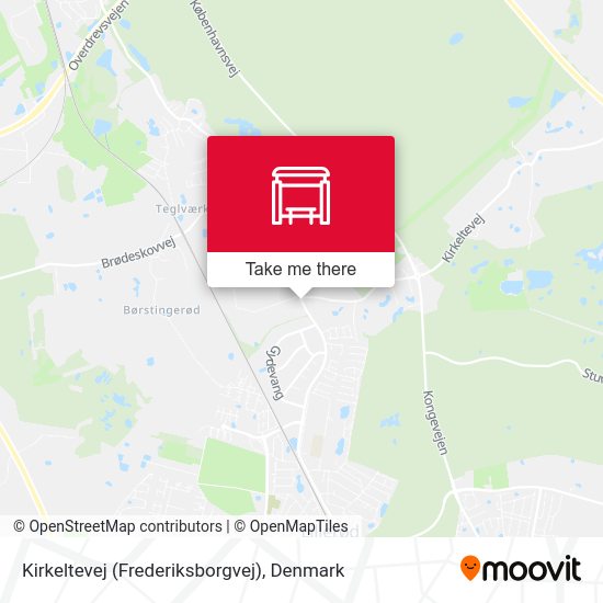 Kirkeltevej (Frederiksborgvej) map