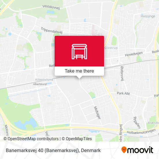 Banemarksvej 40 map