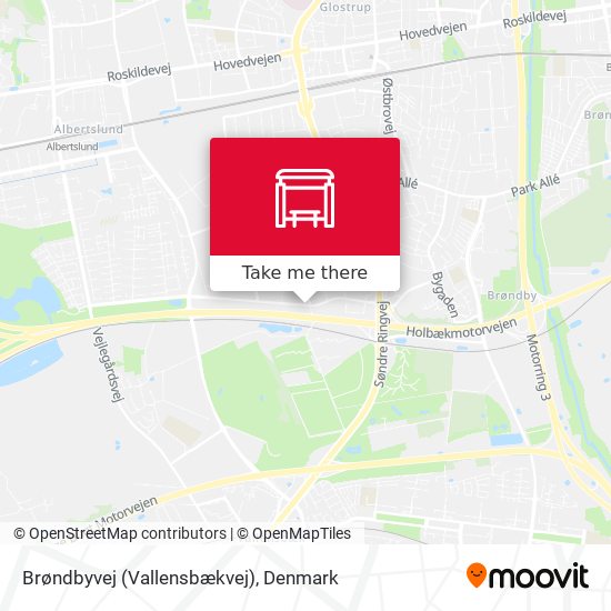 Brøndbyvej (Vallensbækvej) map