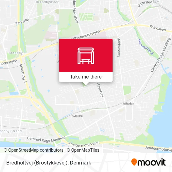 Bredholtvej (Brostykkevej) map