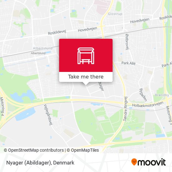 Nyager (Abildager) map