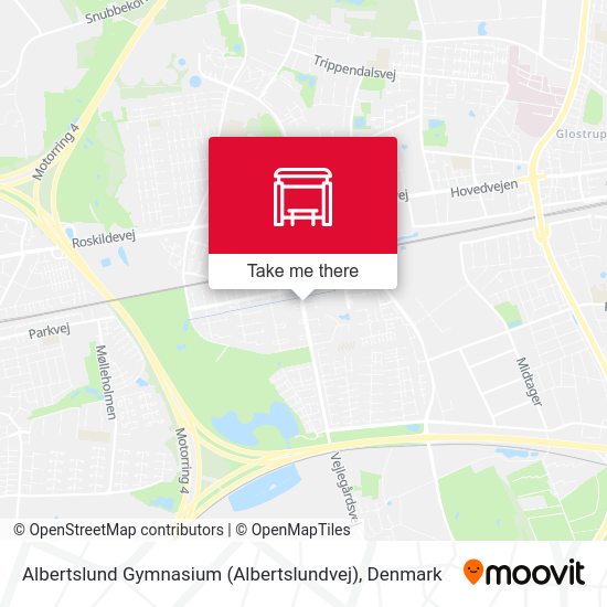 Albertslund Gymnasium (Albertslundvej) map