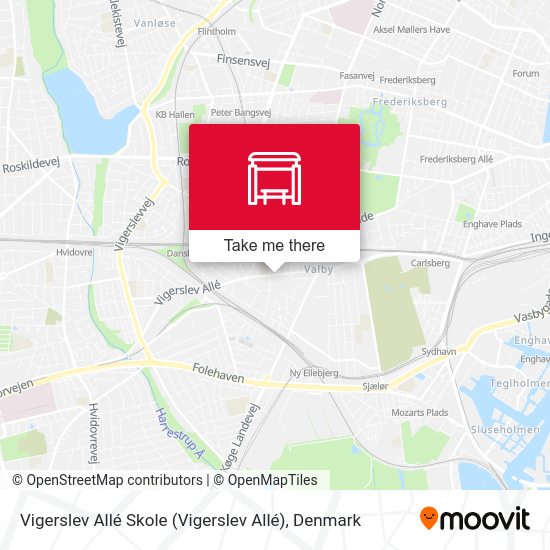 Vigerslev Allé Skole map